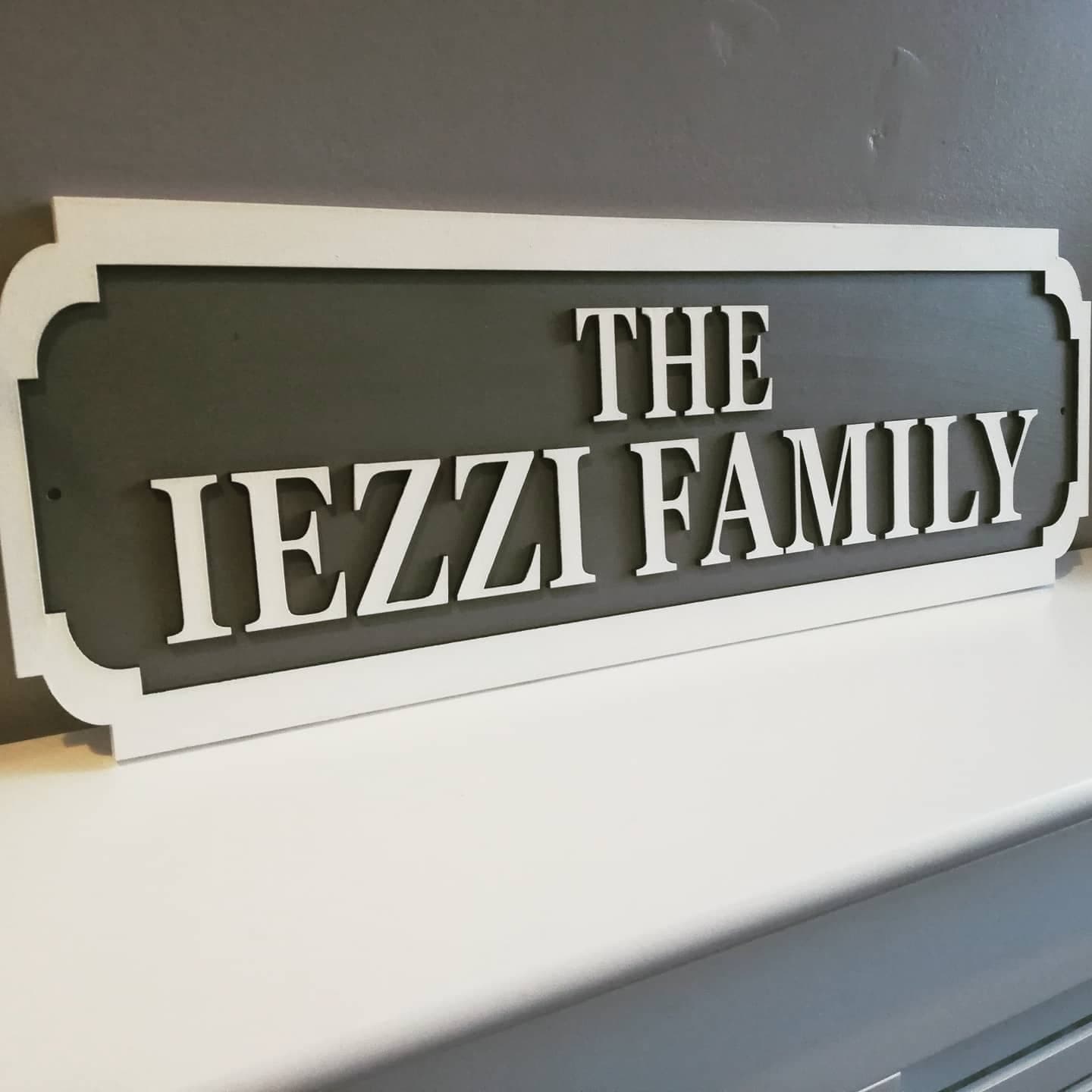 70cm long - create your own |custom design | Street sign 3D look | personalised wall mount | wall decor | gift | unique | home decor