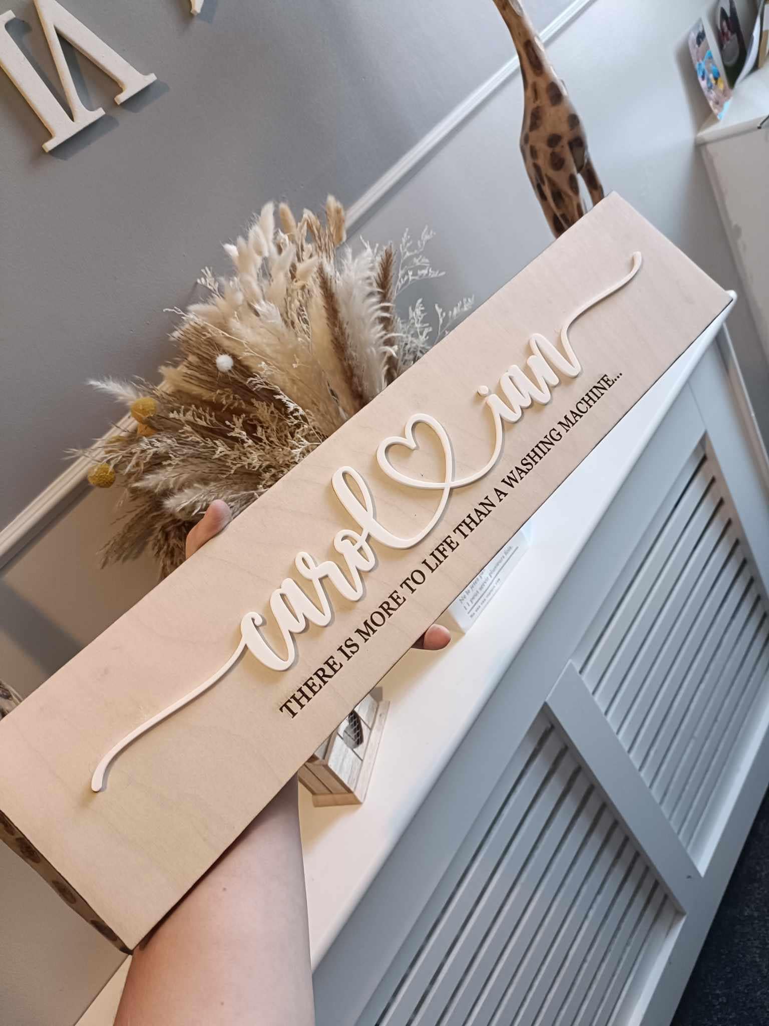 Personalised wooden plaque | any quote | birch plywood | 3D and engraved | gift | 2 sizes | home decor | wall plaque | favourite saying